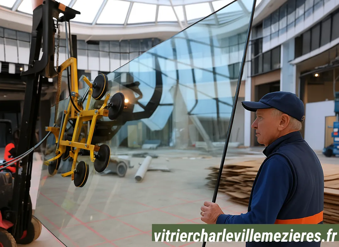 Remplacement de vitrine magasin Charleville-Mézières